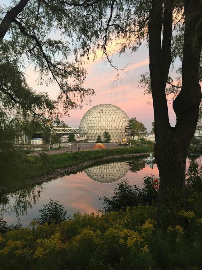 Cinesphere at dusk