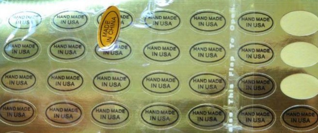 Made in USA stickers