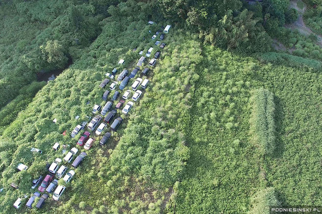 Overgrown traffic jam