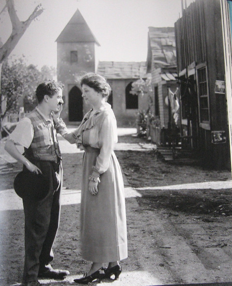 Chaplin meeting Helen Keller