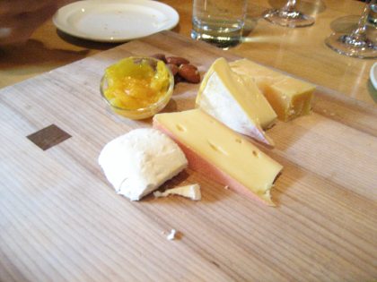 our cheese plate