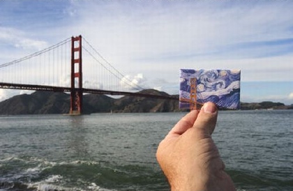 Golden gate bridge, by Michael Hughes