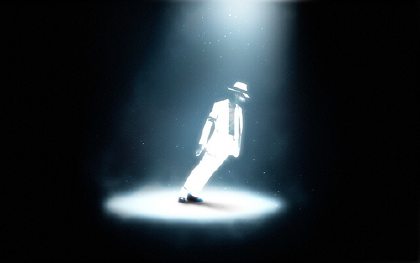 photo of Michael Jackson, modified by abduzeedo