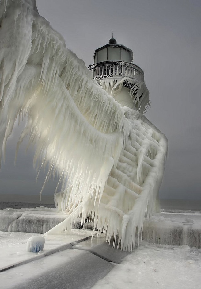 Frozen lighthouses