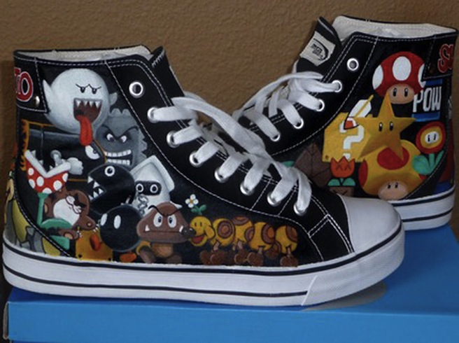 Super Mario high tops