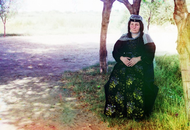 Turn-of-the-century Russian colour photo