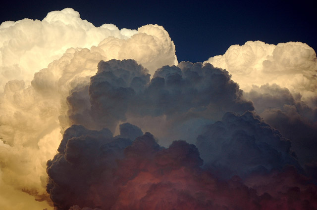 Popcorn clouds