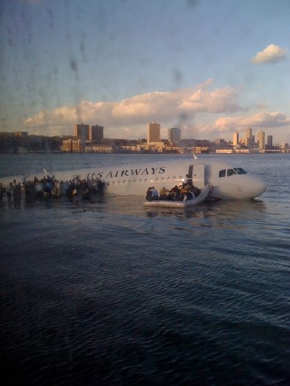 US Airways flight in the Hudson